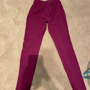 Maroon Leggings